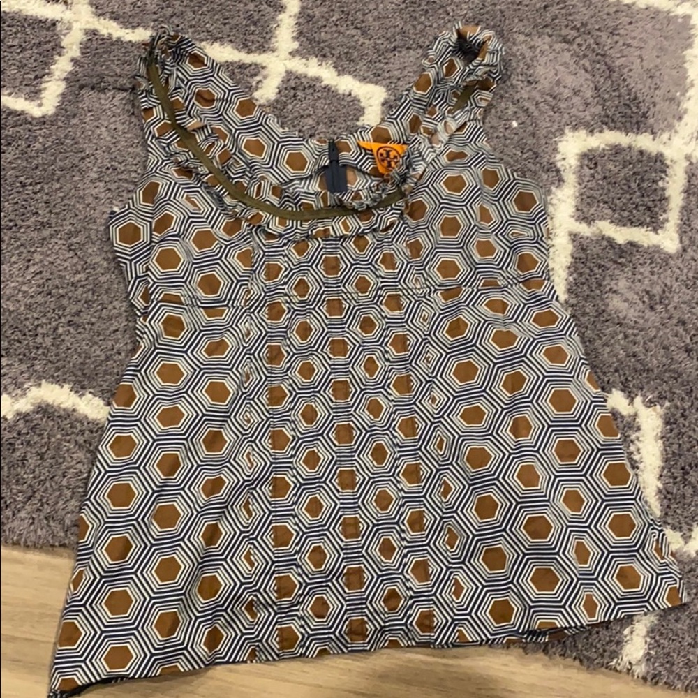 Tory Burch Ruffle Top - Picture 2 of 3